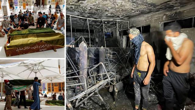Strava u covid bolnici: Najmanje 82 mrtvih u Bagdadu, ljudi su skakali kroz prozore da se spase