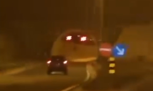 VIDEO Vozačicu koja je u krivom smjeru uletjela u tunel kaznili s 660 eura i godinu bez vozačke