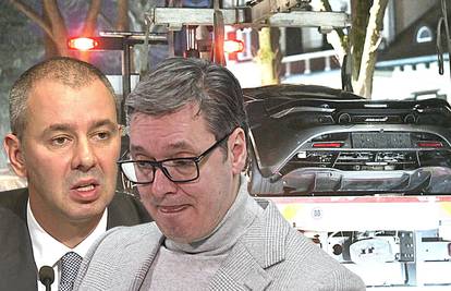 VIDEO Vučićev kum slupao auto, čudni tipovi okružili su novinare