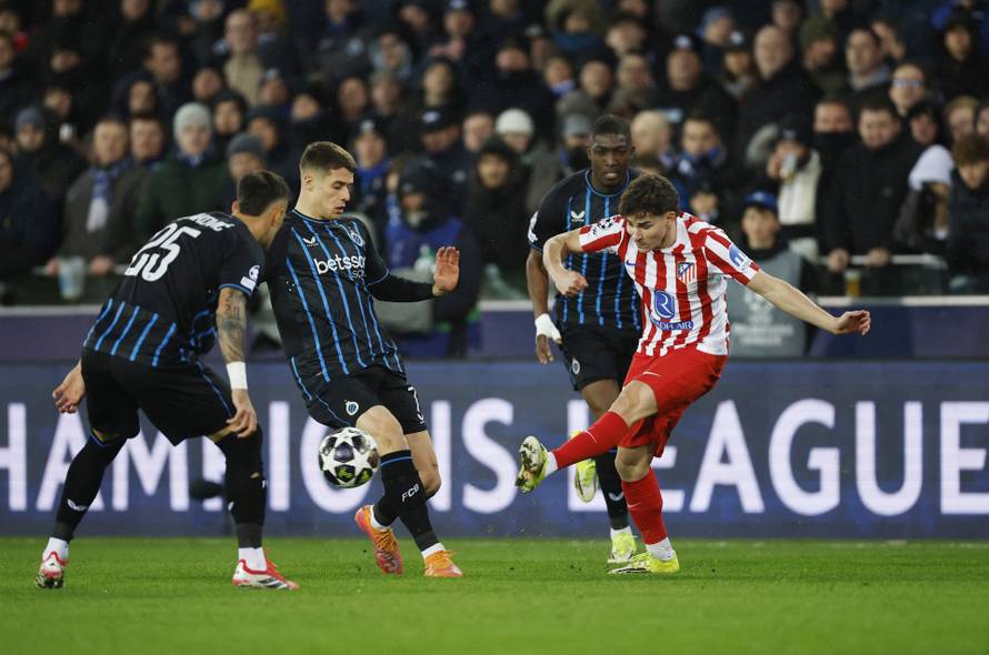 UEFA Champions League - Play Off - First Leg - Club Brugge v Atletico Madrid