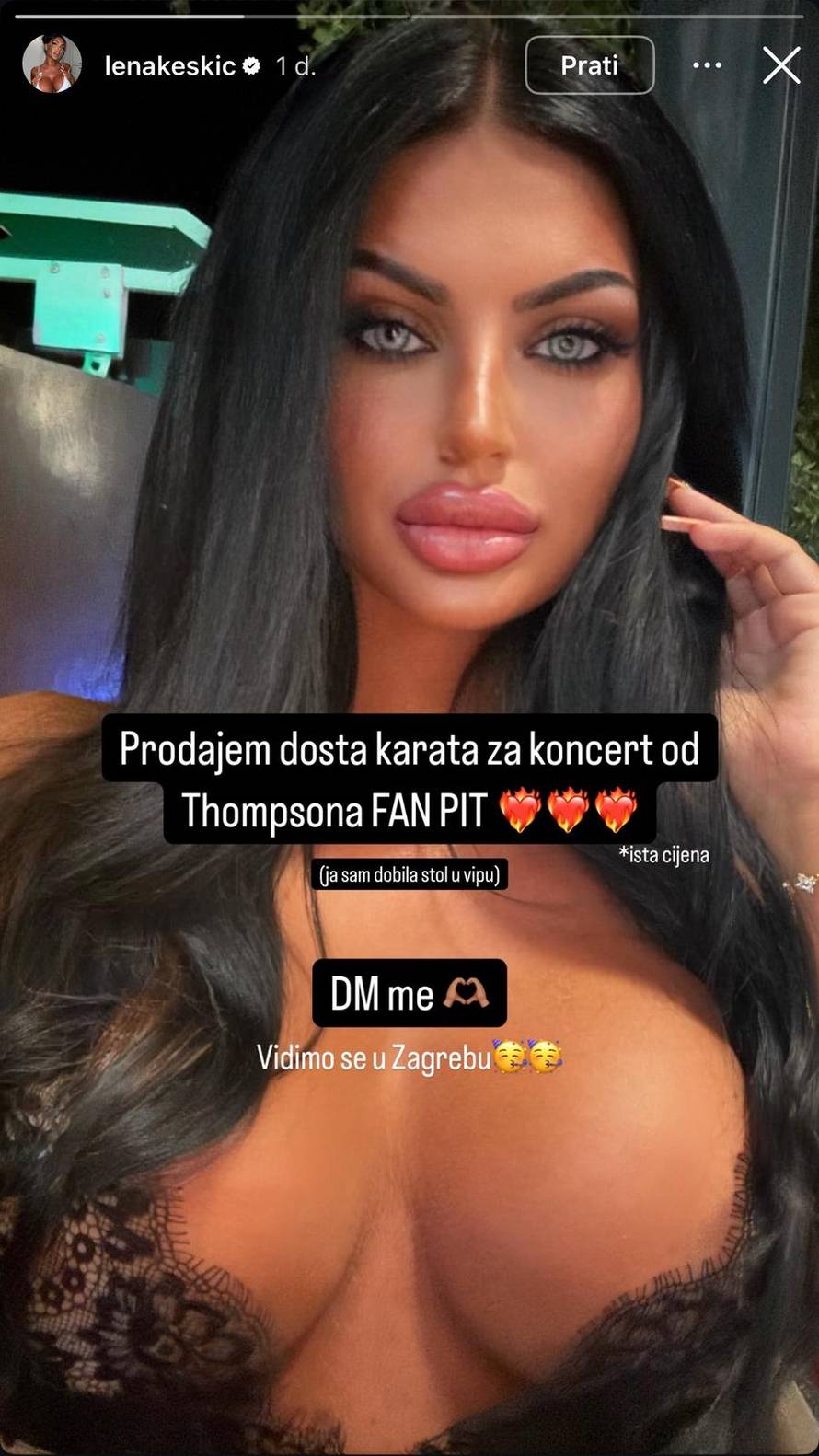 'Vatrena' Magdalena prodaje karte za koncert Thompsona