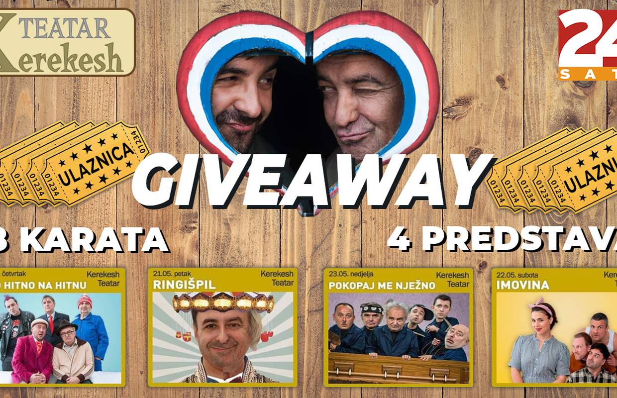 Osvoji 18 karata za hit komedije Kerekesh teatra: Baci komentar ispod serijala Ribica i Žabica...