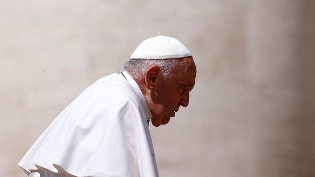 Pope Francis holds the weekly general audience at the Vatican