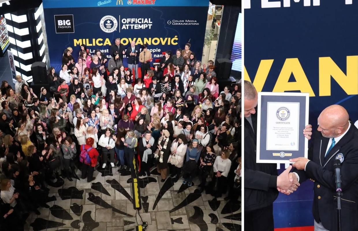 U Beogradu srušili Guinnessov rekord: Okupilo se čak 256 žena istog imena - Milica Jovanović