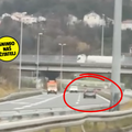 VIDEO Opasni manevar na A7: Krivo skrenuo kod Trsata i vozio se u suprotnom smjeru