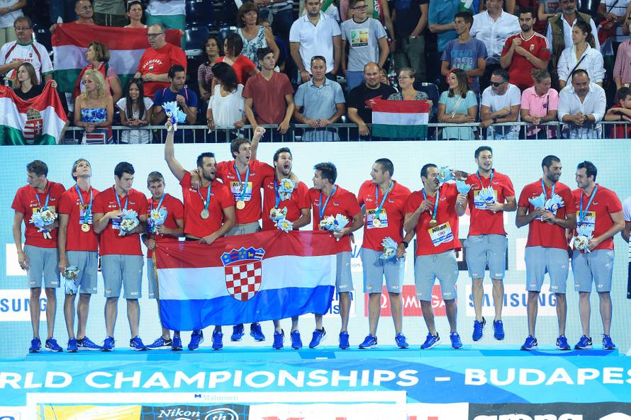 Budimpešta: Hrvatski vaterpolisti osvojili zlatnu medalju na Svjetskom prvenstvu
