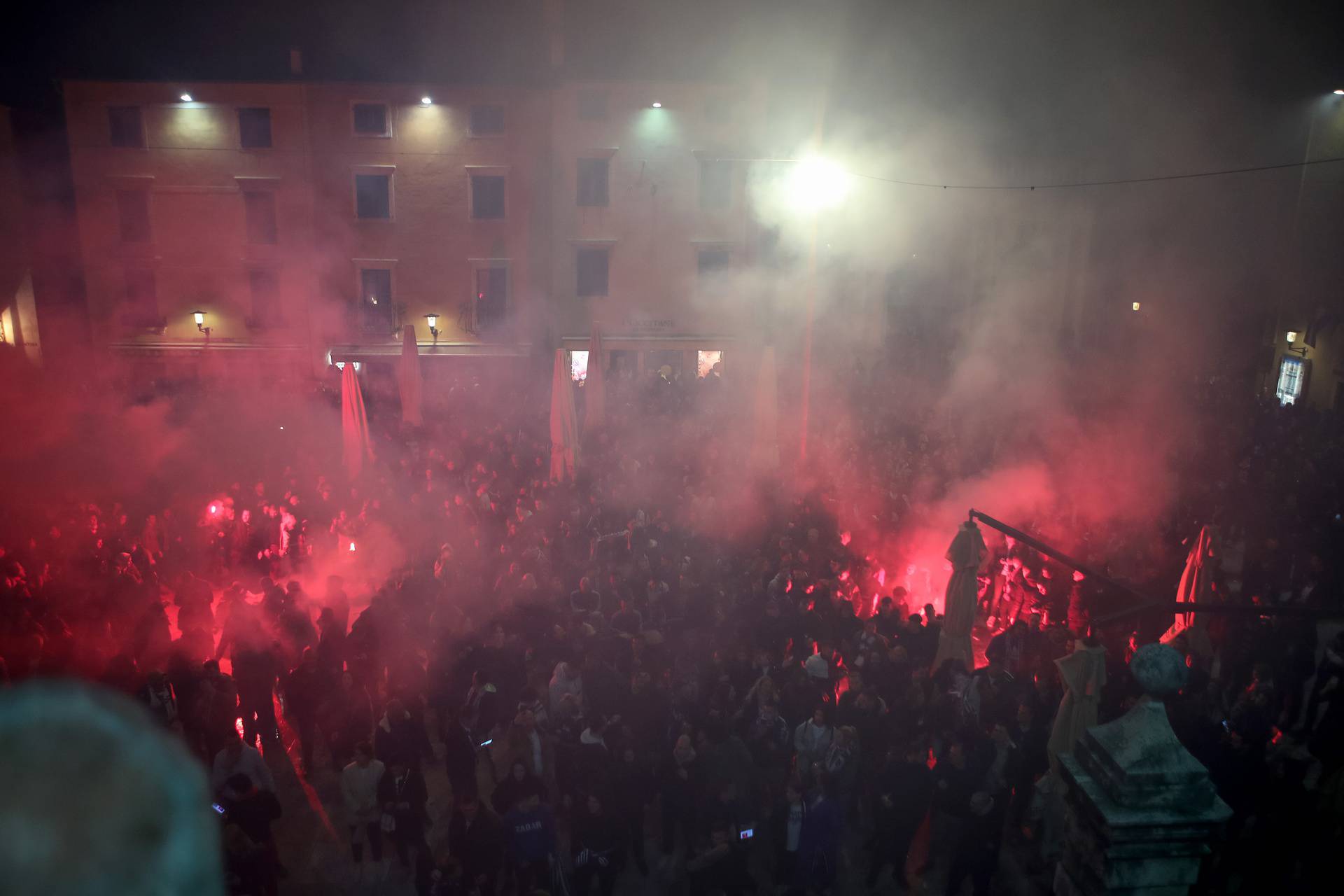 Zadar: Doček košarkaša Zadra nakon osvojenog kupa