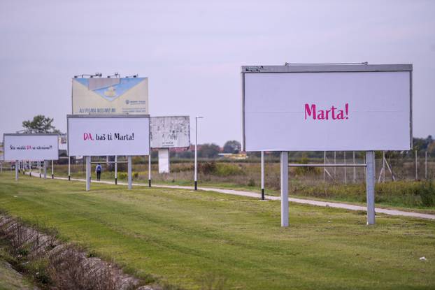 Plakatom kod Velike Gorice zaprosio djevojku Martu, hoće li pristati?