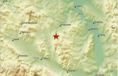 Potres od 3.3 Richtera  pogodio Srbiju: 'Zaljuljale su se zgrade'