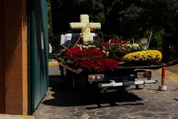 Mourners attend funeral for body believed to be ‘El Mencho’, in Zapopan