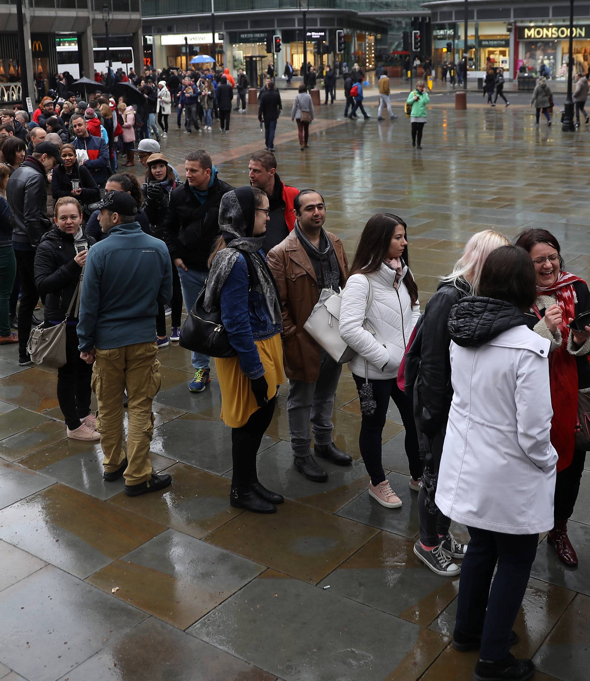 Hungarians queue to vote in their country's election, in central London