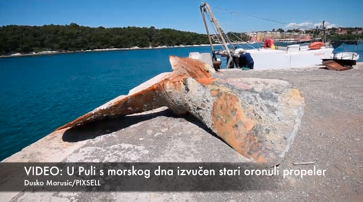 O misterioznom propeleru na dnu mora u Istri ništa ne znaju