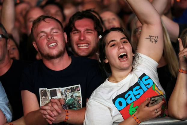 Oasis' first show in 15 years, at Cardiff Principality Stadium