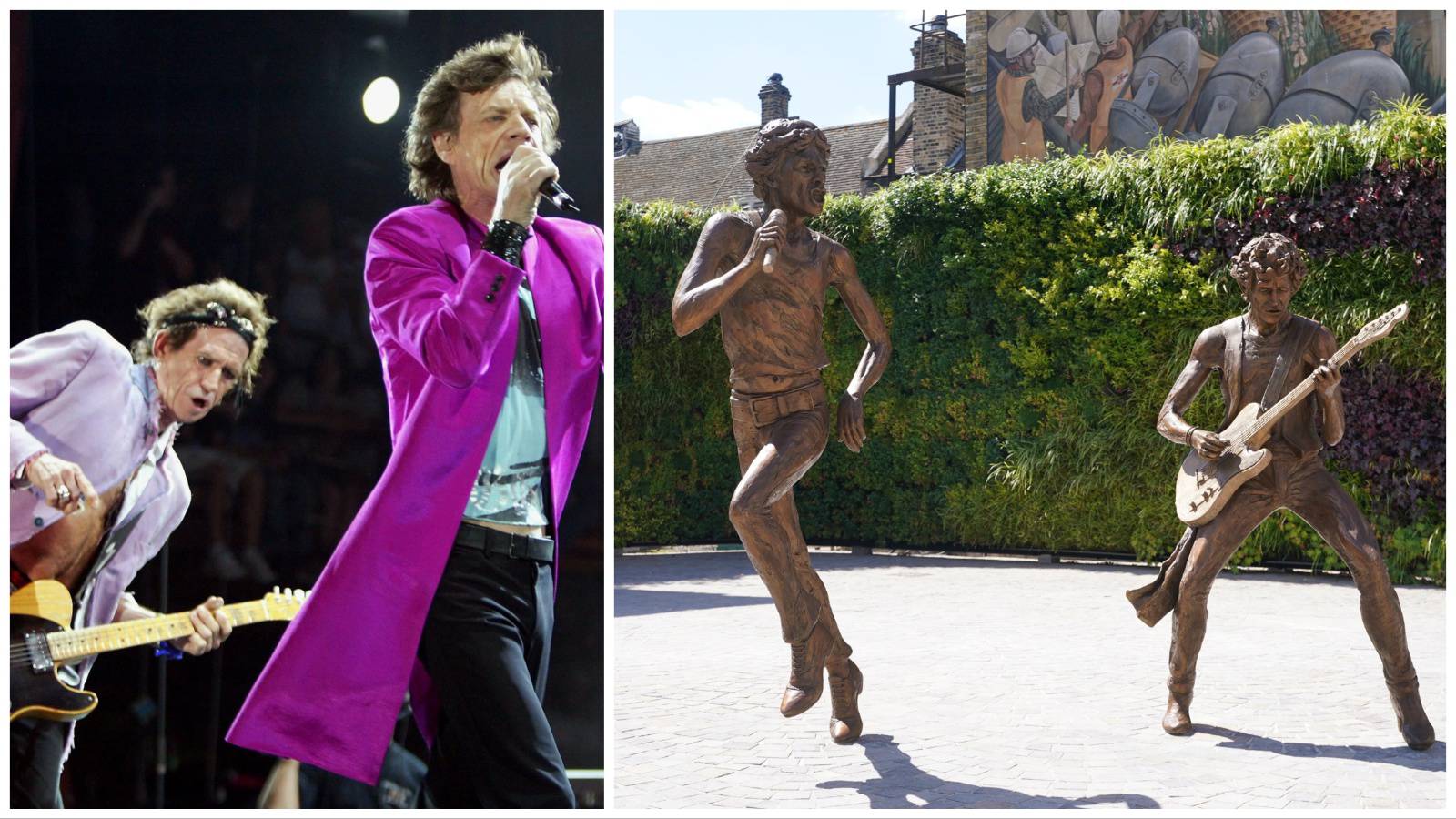 Legende Rolling Stonesa Mick Jagger i Keith Richards dobili skulpture u rodnom gradu