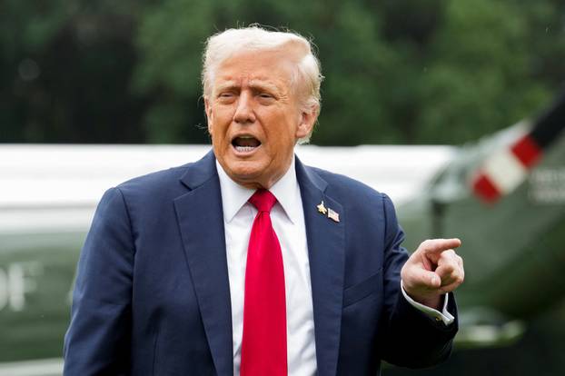 U.S. President Trump at the White House