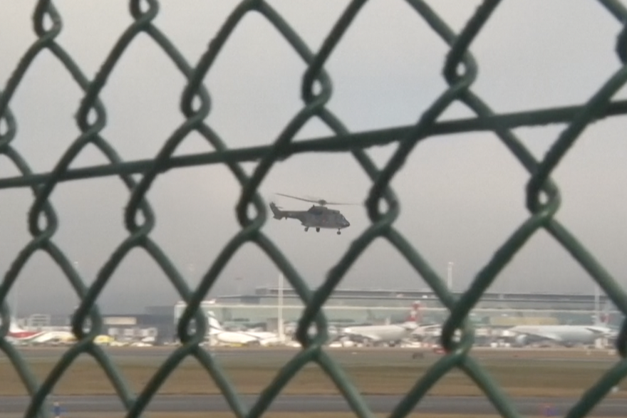 Donald Trump na putu za Davos