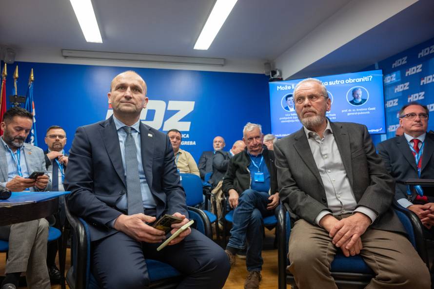 Zagreb: Tribina Zajednice utemeljitelja HDZ-a "Dr. Franjo Tuđman" na temu "Može li se Hrvatska sutra obraniti?"