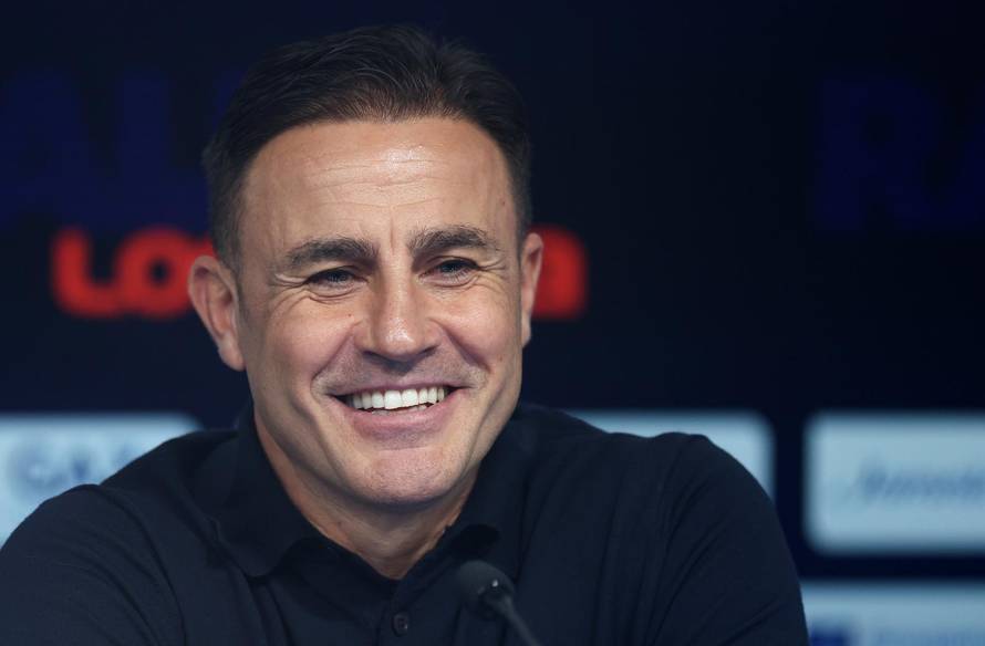 Zagreb: Fabio Cannavaro na konferenciji za medije nakon utakmice između Dinama i Istre