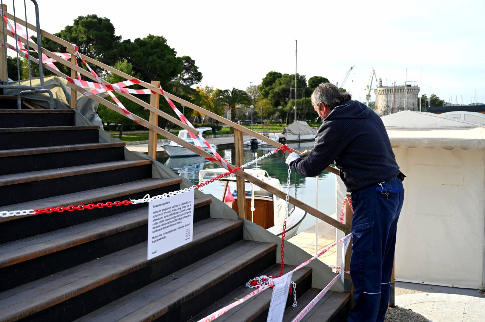 Trogir: Zatvoren most preko Foše zbog značajnih oštećenja