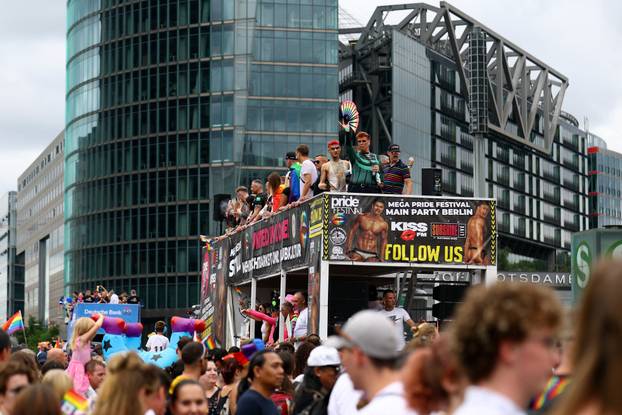 Christopher Street Day LGBTQ+ Pride march, in Berlin