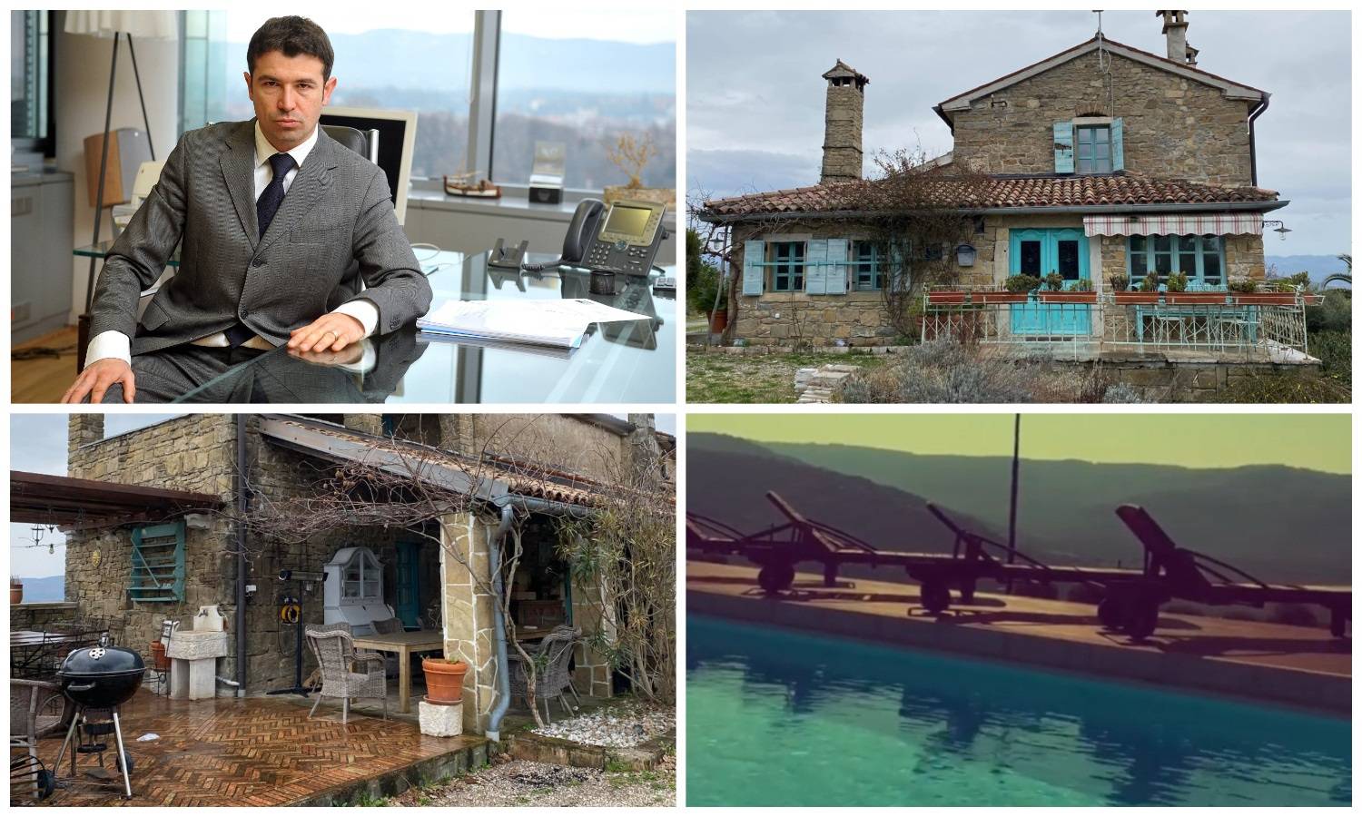 Ovo je vila Hrvoja Vojkovića u Istri. Tjedan dana je 5740 eura. 'Ima tu oranica i za tulipane...'