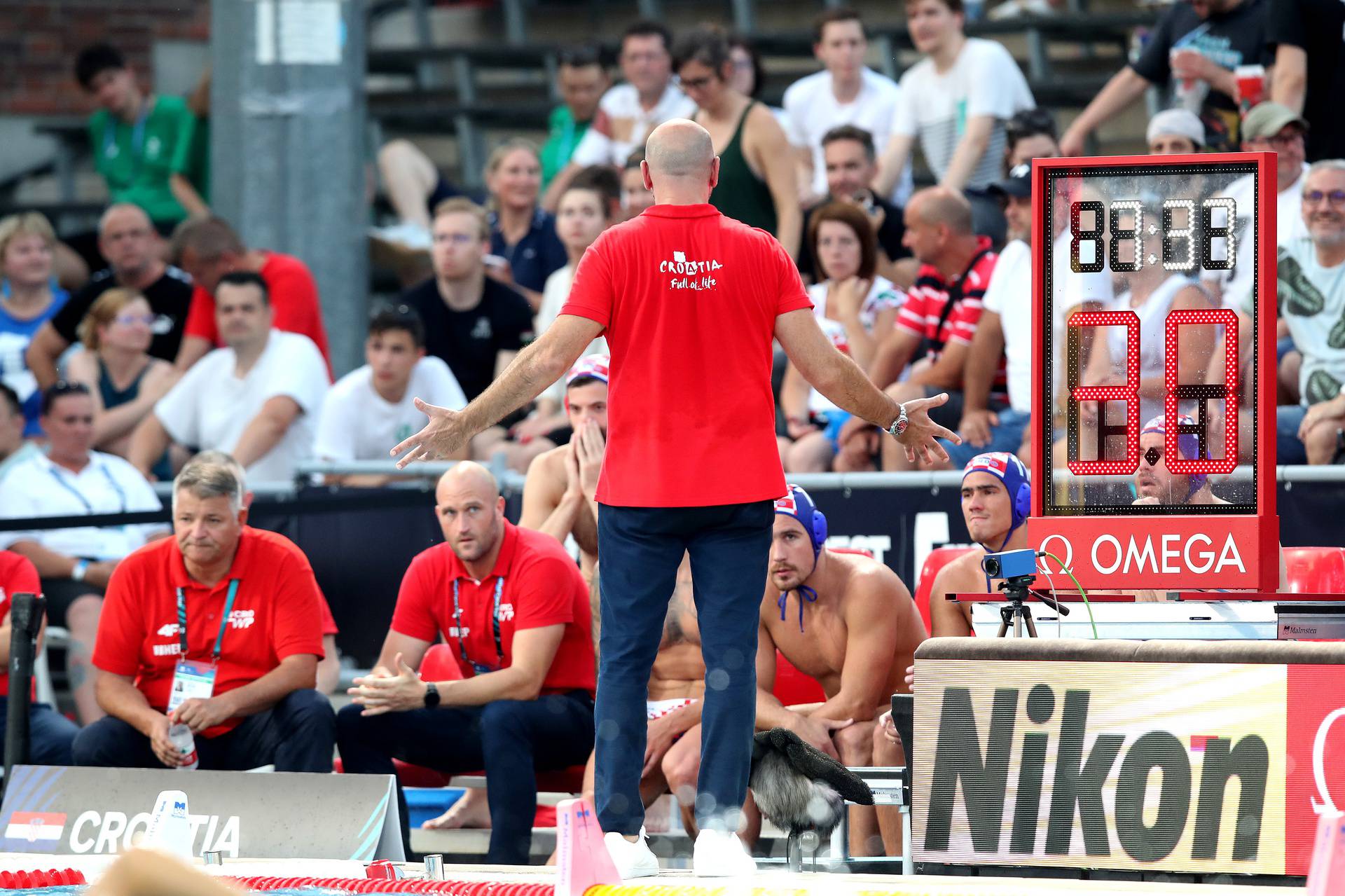 FINA Svjetsko prvesntvo u vaterpolu, polufinale, Španjolska - Hrvatska