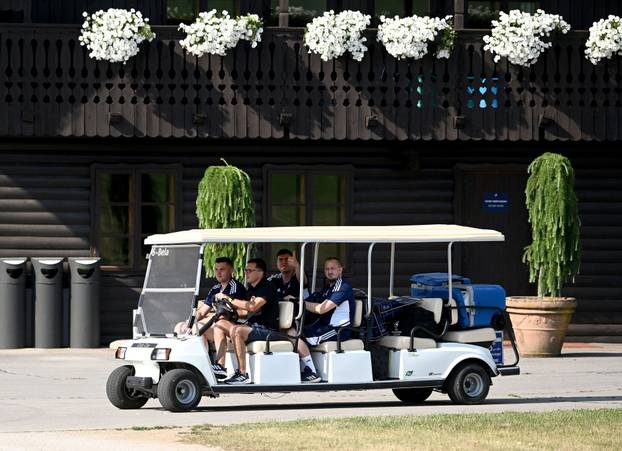 Trening nogometaša GNK Dinamo na pripremama u Sloveniji