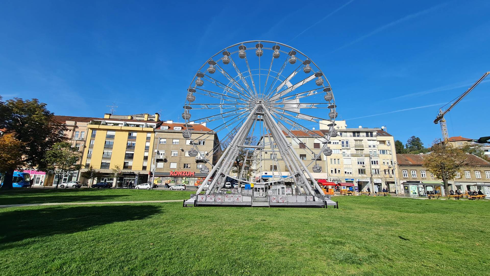 Zagreb eye: najvećI panoramski kotač kao glavna atrakcija zagrebačkog adventa