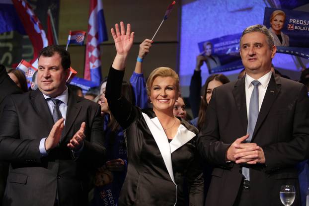 ARHIVA - 11.01.2015. Kolinda Grabar Kitarovi? je izabrana za prvu predsjednicu Republike Hrvatske 