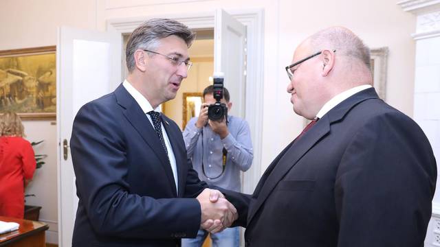 Zagreb: Premijer ugostio ministra gospodarstva i energetike NjemaÄke