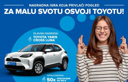 "Za malu svotu osvoji Toyotu"  Je l' ovo PR tekst za auto ili za optiku?