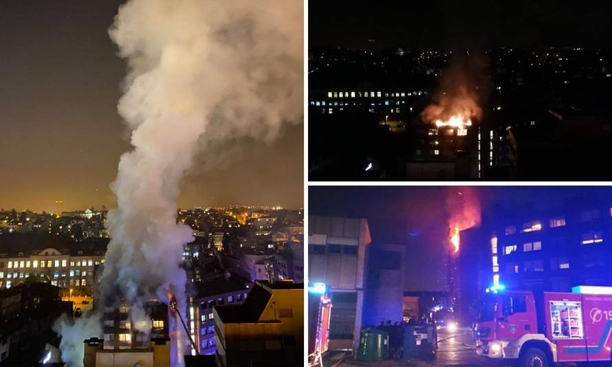 Veliki požar zahvatio je osam stanova, evakuirali sve stanare
