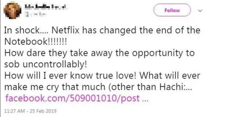 Netflix razbjesnio obožavatelje: Mijenjali kraj 'The Notebooka'