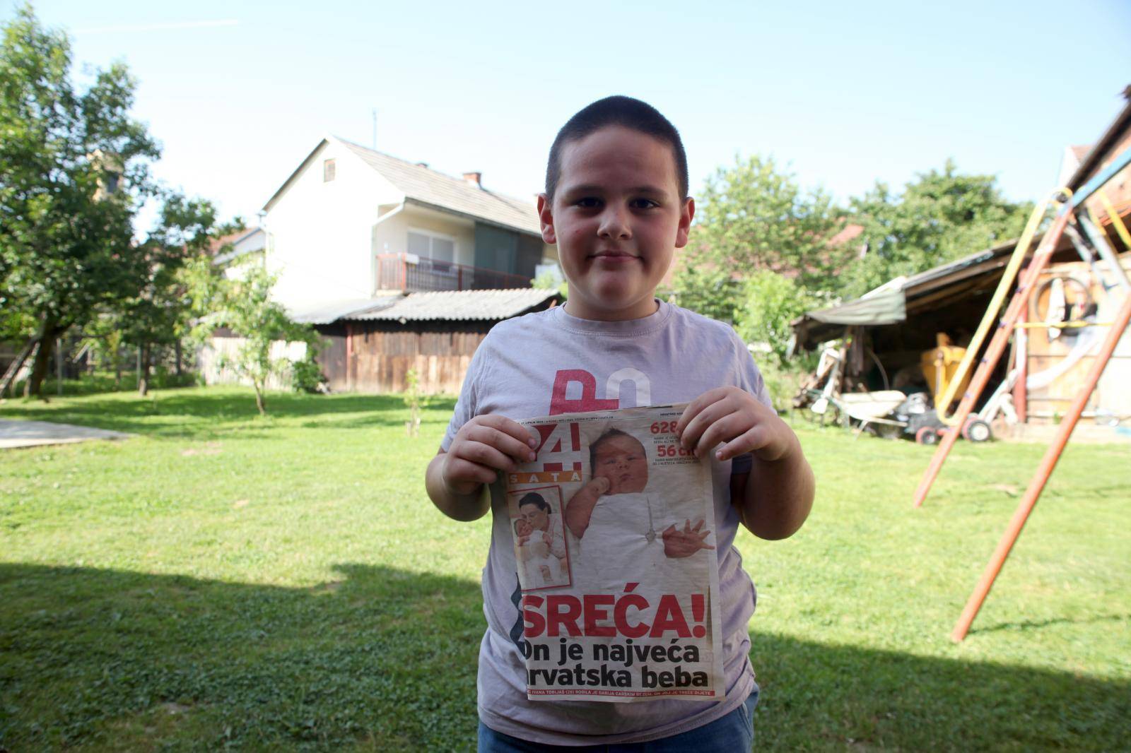 Najveća beba u Hrvatskoj: 'To sam bio ja, sad  mi je 9 godina'