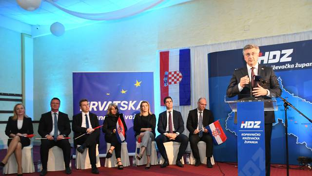 Andrej Plenković u Koprivnici predstavio kandidate za Europski parlament