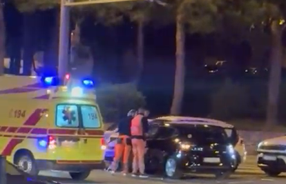 VIDEO Krš i lom u Splitu: Sudar tri auta, dvoje ljudi ozlijeđeno