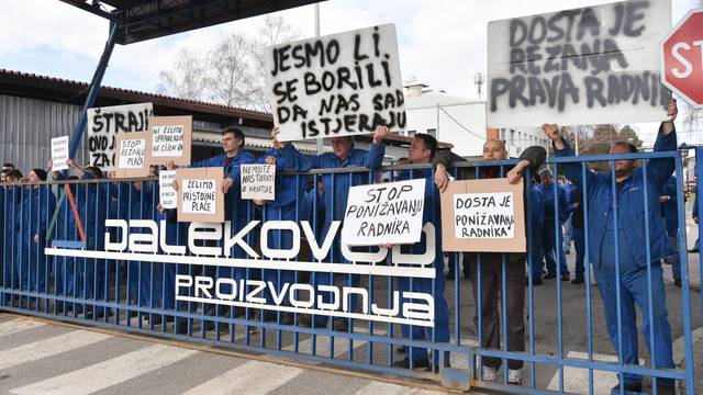 Štrajk u Dalekovodu: Uprava bi mogla ponuditi bolji ugovor...