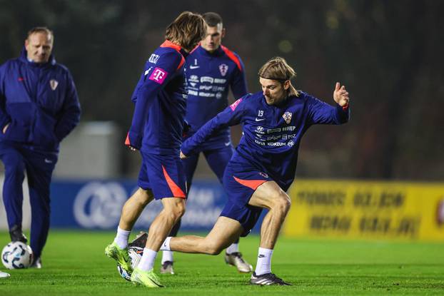 Zagreb: Trening hrvatske nogometne reprezentacije uoči utakmice Lige nacija protiv Škotske