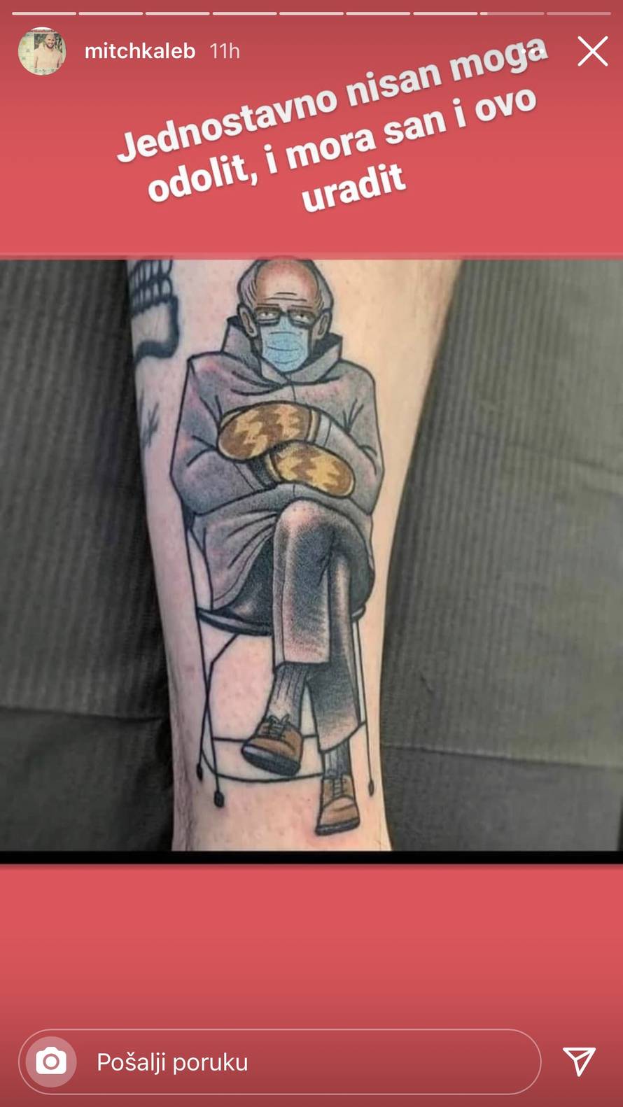 Pobjednik 'Farme' tetovirao je Bernieja na ruku: Nisam odolio