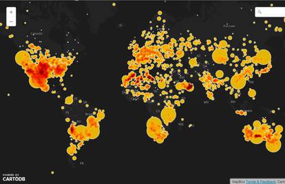Na ovoj karti otkrijte gdje su sve na Zemlju padali meteoriti