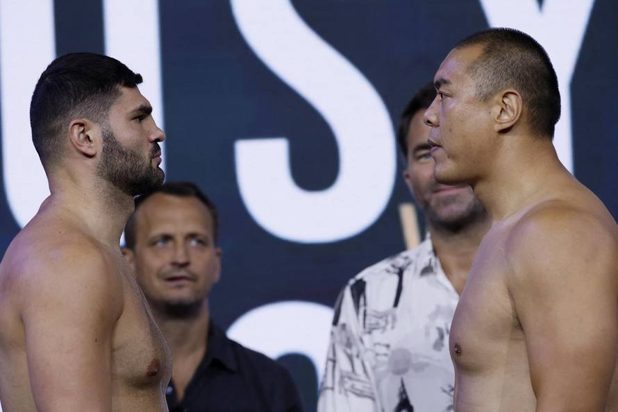 Boxing - Oleksandr Usyk v Anthony Joshua - WBA, WBO and IBF Heavyweight World Title - Weigh-in