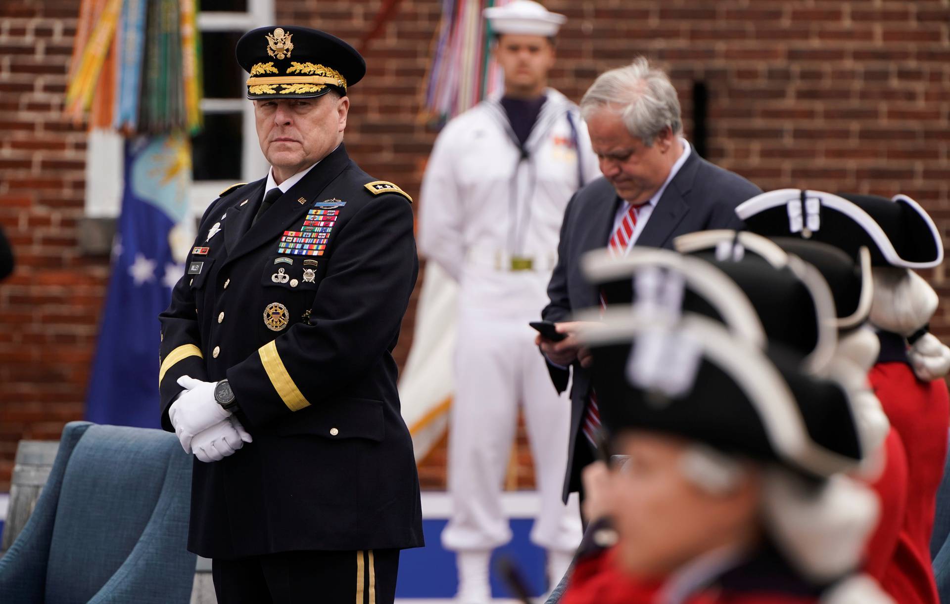 U.S. President Donald Trump visits Fort McHenry on Memorial Day in Baltimore