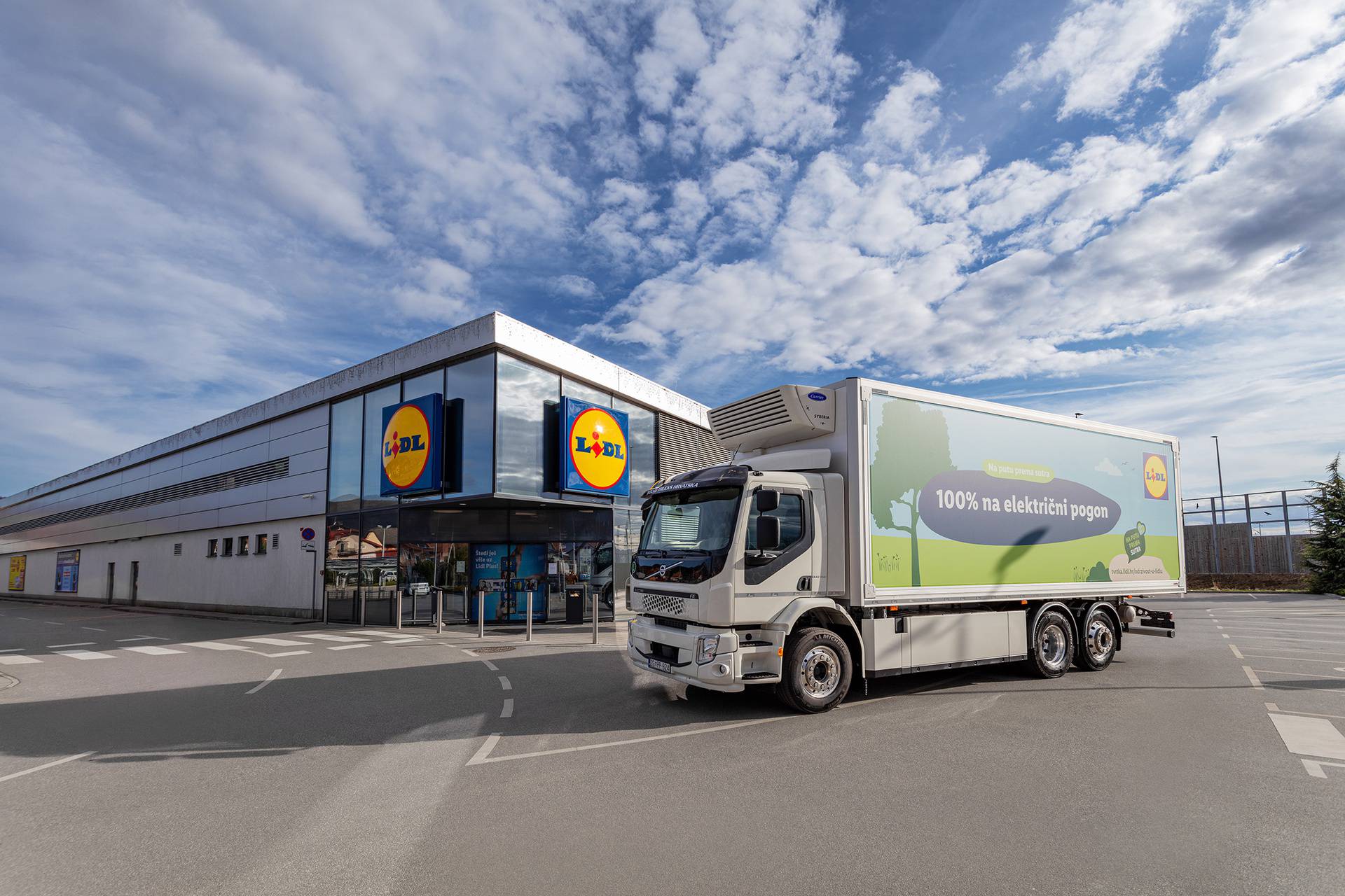 Lidl Hrvatska predstavio prvi potpuno električni kamion