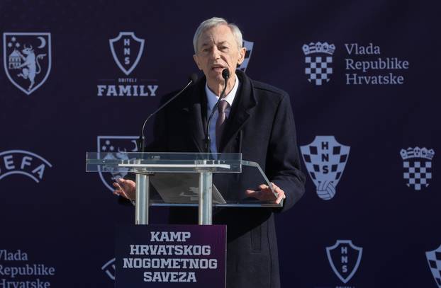 Svečano otvaranje gradilišta budućeg kampa Hrvatskog nogometnog saveza u Velikoj Gorici