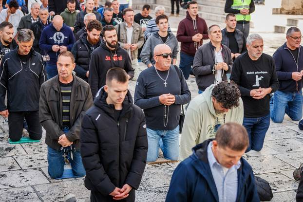 Split: Molitelji na Peristilu okupili su se i ove prve subote u mjesecu