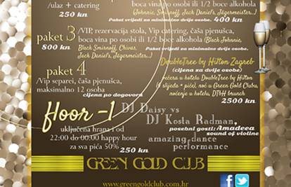 Dočekajte savršenu Novu 2014.-u uz Green Gold Club!