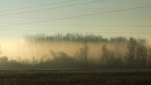 Đakovo: Jutarnja magla i izlazak sunca nad slavonskim ravnicama