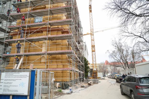 Radovi na muzeju Mimara otkrivaju novu boju zgrade