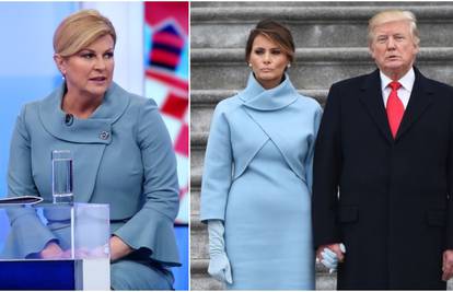 Kolinda se na sučeljavanju opet odjenula poput Melanije Trump