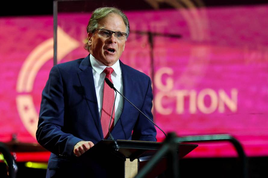 Memorial service for slain conservative commentator Charlie Kirk, in Glendale